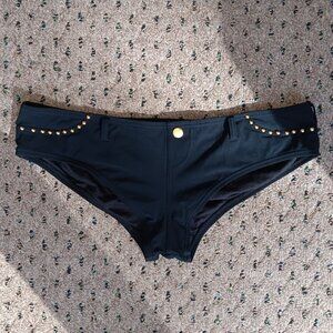 BIKINI Size L 12-14 Black SWIMSUIT SWIMWEAR WOMEN